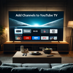 Add Channels to YouTube TV