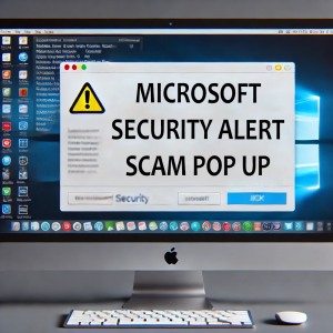 Microsoft Security Alert Scam Pop up