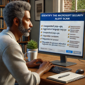 Signs to Identify the Microsoft Security Alert Scam